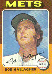 1975 Topps Baseball Cards      406     Bob Gallagher